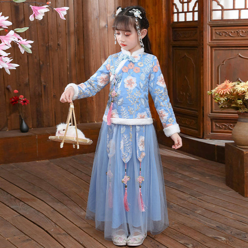 Winter Clothing Baby - Robe de scène pour enfants, Hanfu