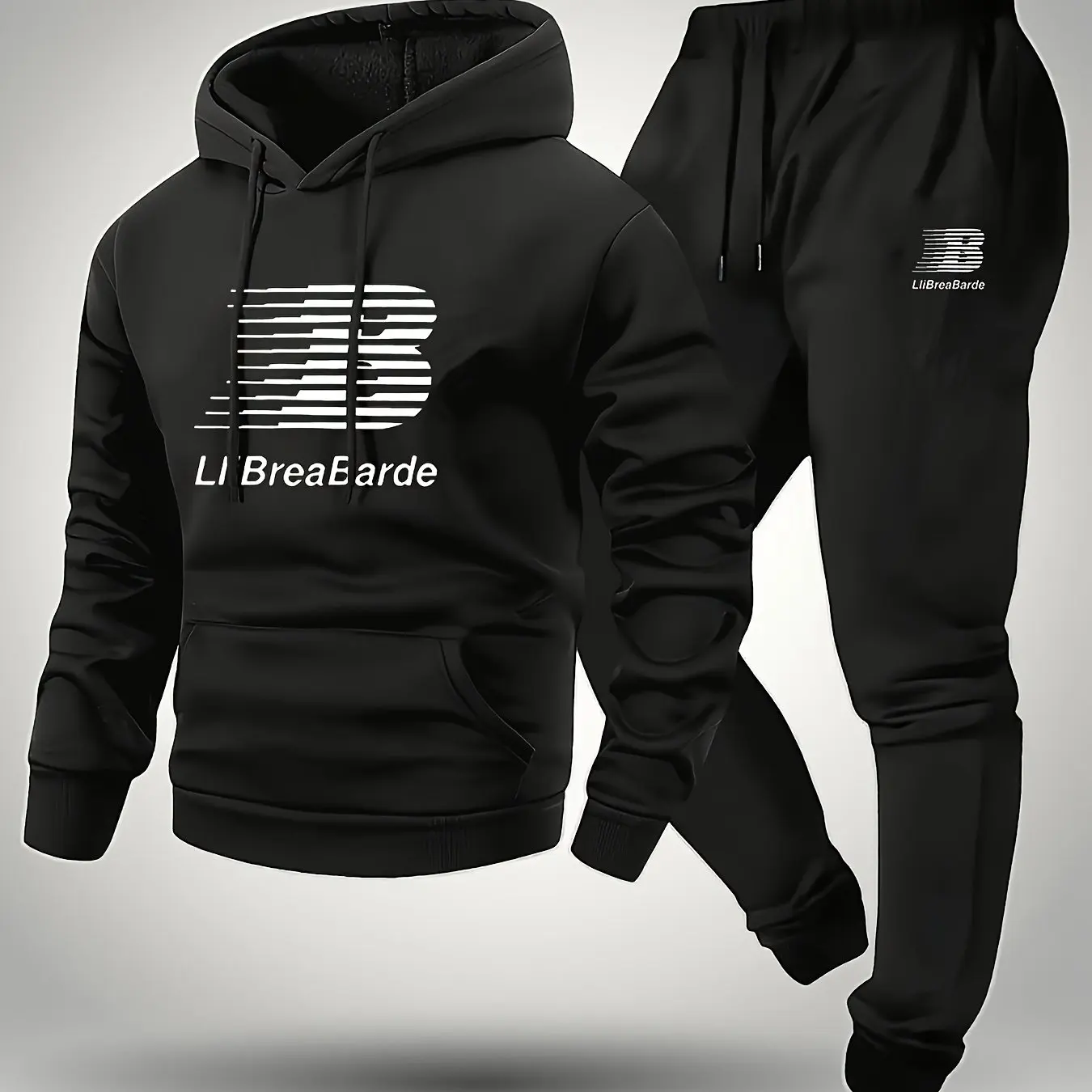Winter Clothing Hoodie - Ensemble décontracté chaud pour homme automne-hiver,