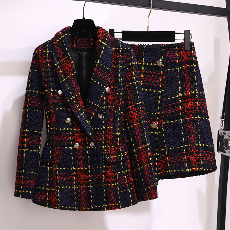 Jack Winter Clothing - Blazer en tweed vintage pour femme,