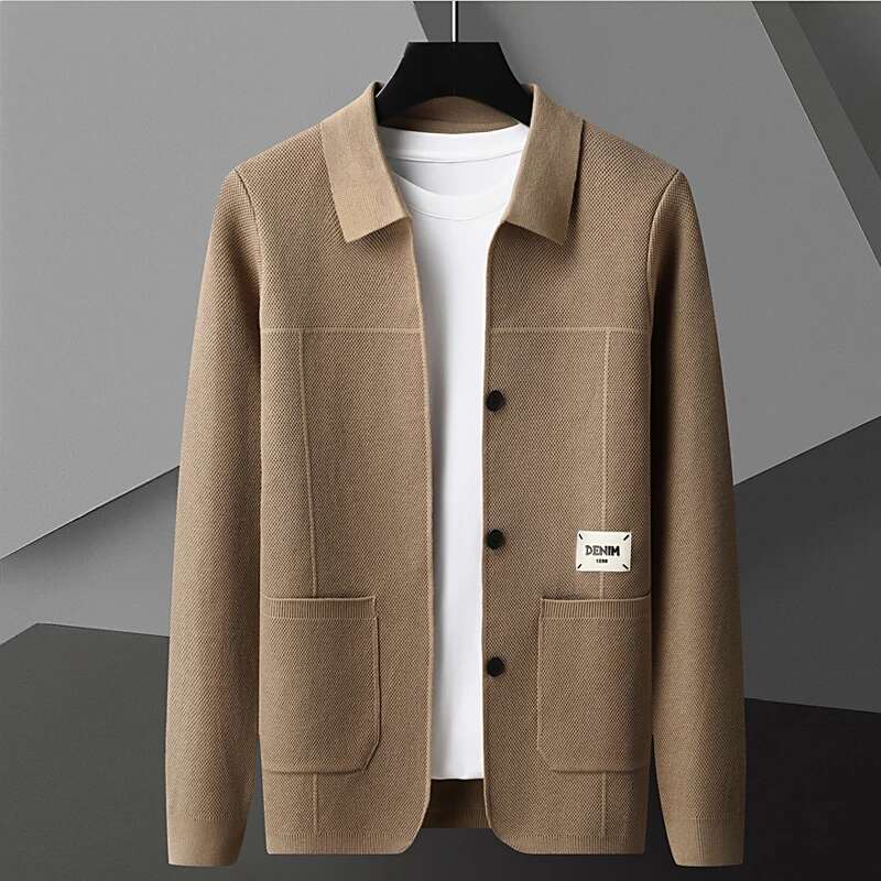 Winter Clothing Men Style - Cardigan à manches longues de style