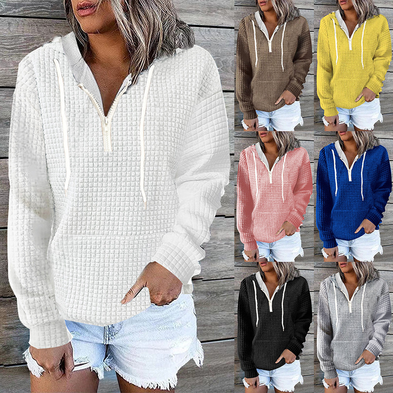Winter Clothing For Plus Size Women - Sweats à capuche à manches longues