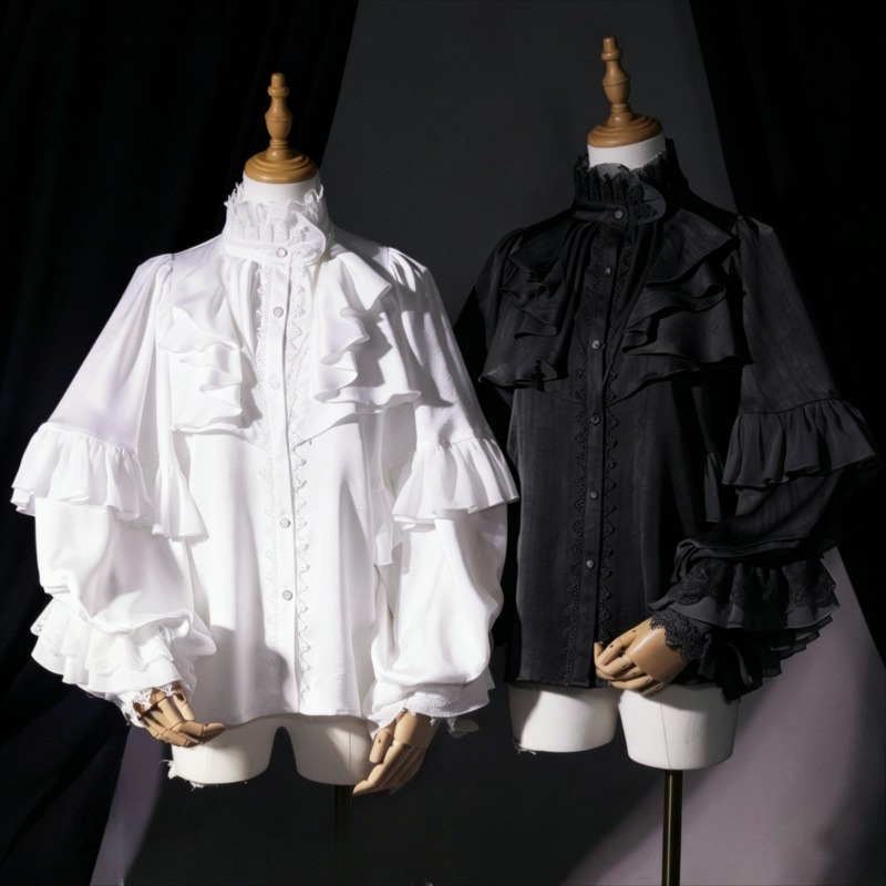 Winter Clothing Vintage - Chemisier Femme Style Gothique Lolita Vintage