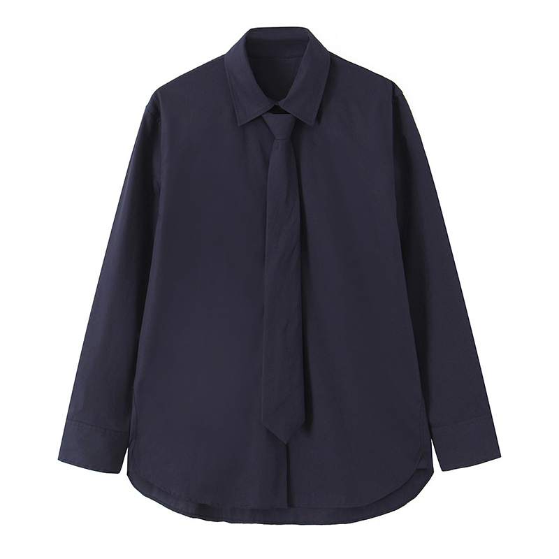 Winter Clothing Vintage - Willshela femmes mode avec cravate bleu