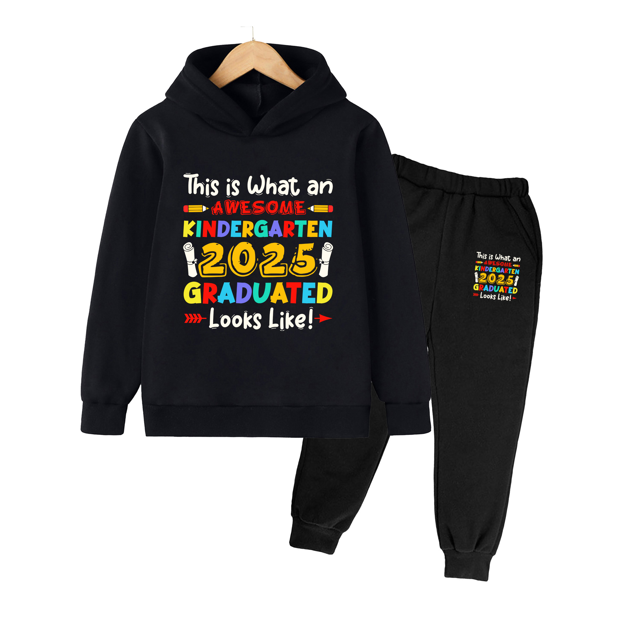 Winter Clothing Kindergarten - Ensemble sweat à capuche et pantalon