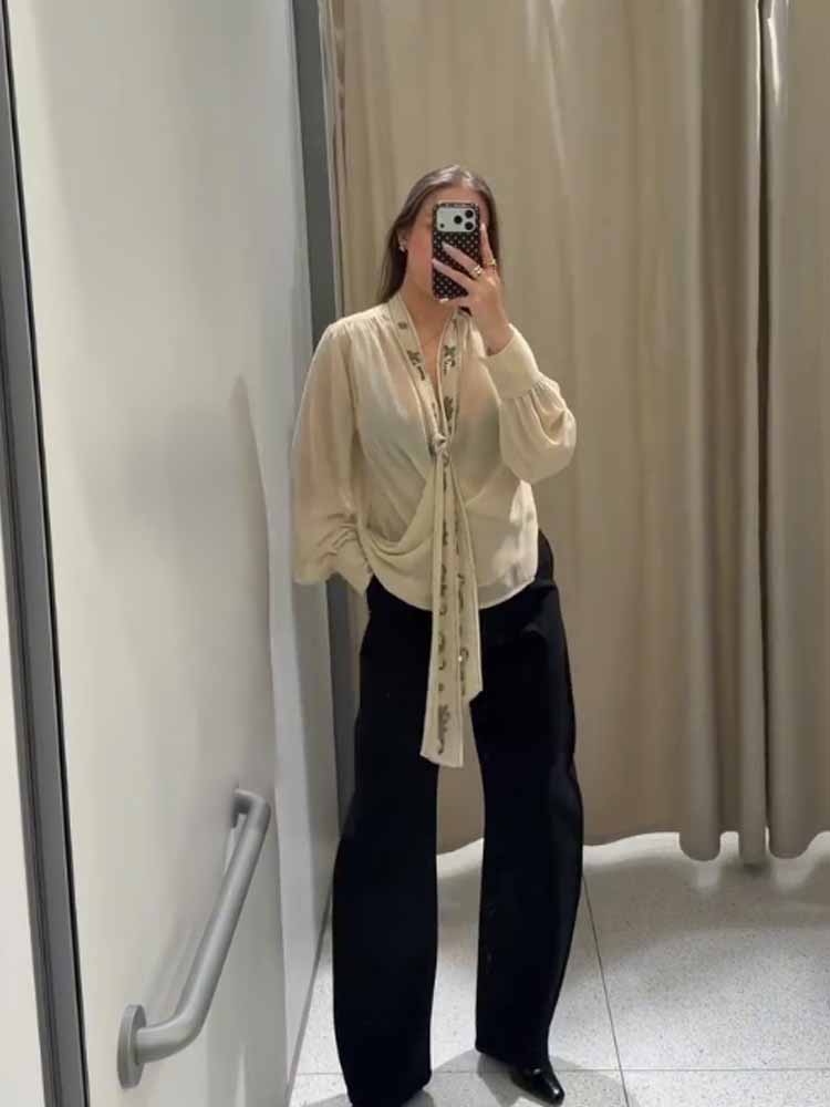 Winter Clothing Vintage - HH femme mode d'été élégant manches