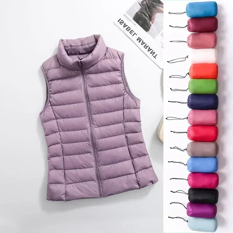 Puffer Jacket Women Down - Gilet pour femme en 11 couleurs,