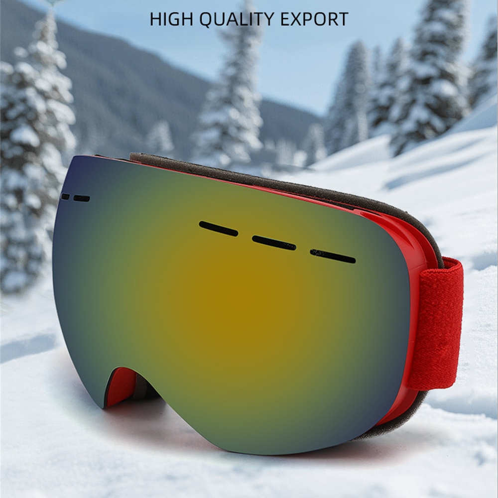 Snow Goggle Uv - Masque de ski à double couche,