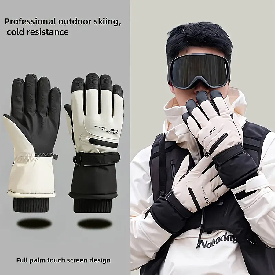 Waterproof Mitten Ski - Gants de Ski chauds d'hiver pour
