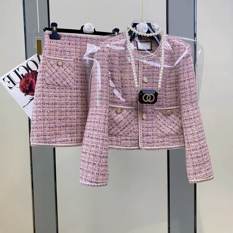 Jack Winter Clothing - Costume Y2K en Tweed parfumé pour