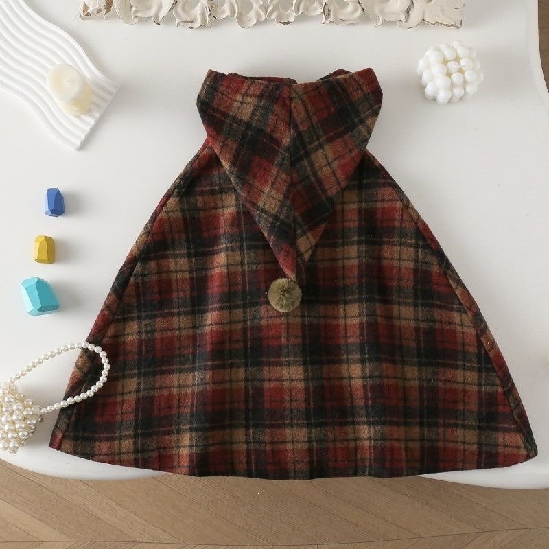 Cape à carreaux pour filles, m - Winter Clothing Baby avis et prix
