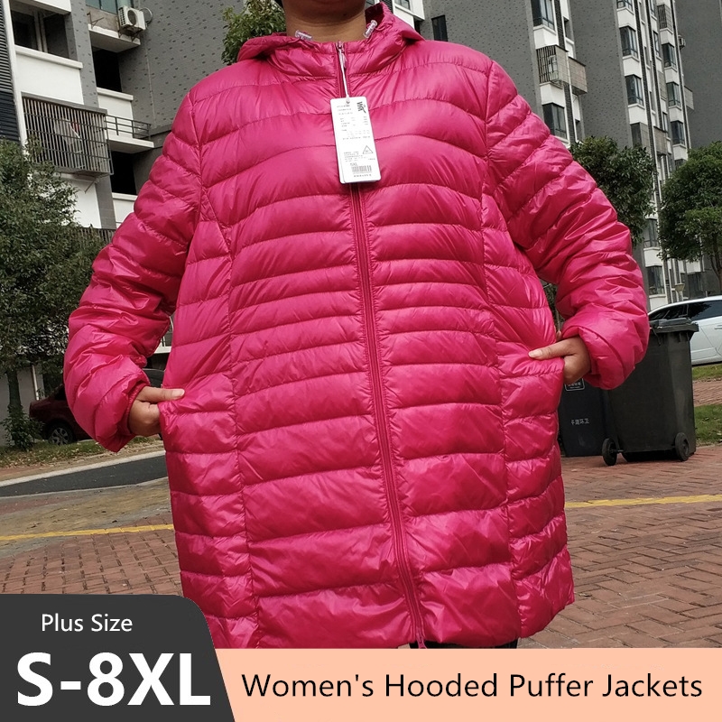 Vestes bouffantes à capuche po - Winter Clothing For Plus Size Women avis et prix