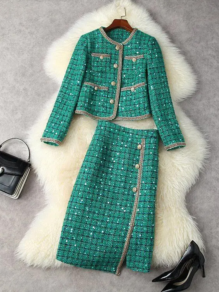 Veste et jupe vintage en tweed - Jack Winter Clothing avis et prix