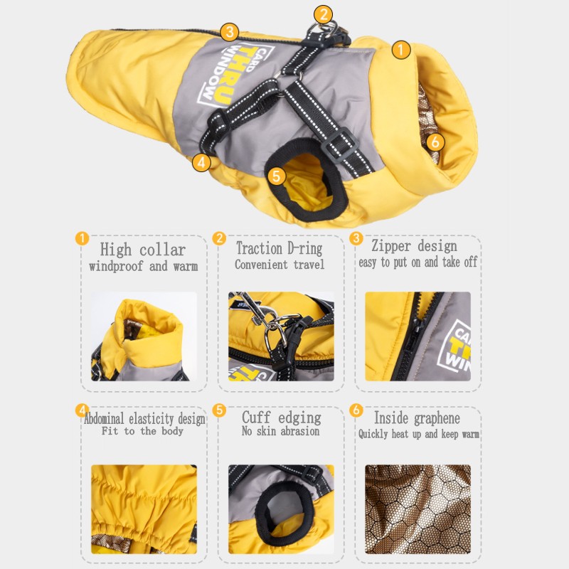 Veste d'hiver pour chien, mant - Jack Winter Clothing avis et prix
