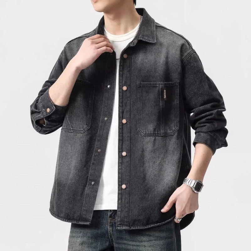 Veste en jean pour hommes, bou - Winter Clothing Men Style avis et prix