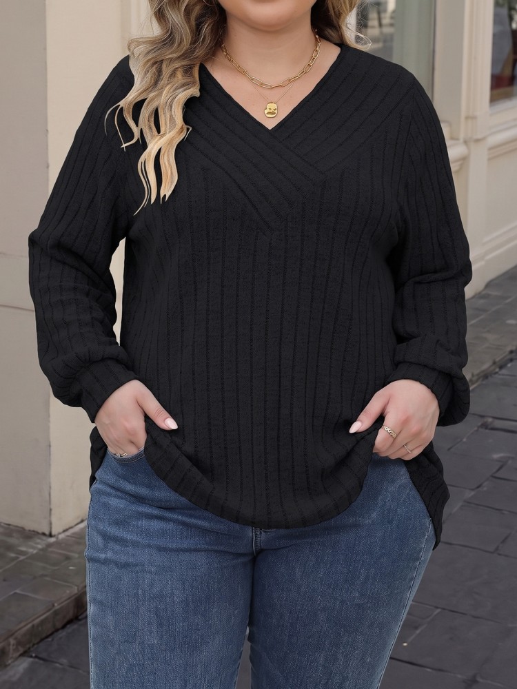 Pull tricoté décontracté à man - Winter Clothing For Plus Size Women avis et prix