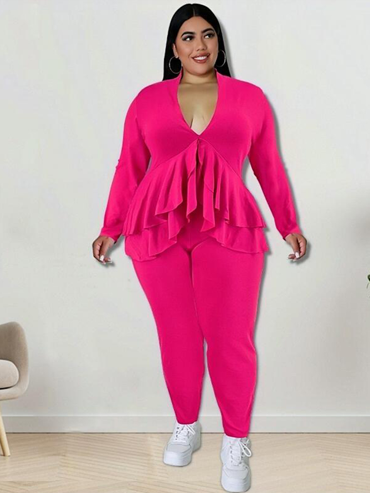 Ensemble deux pièces chic et é - Winter Clothing For Plus Size Women avis et prix