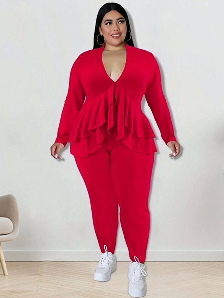 Ensemble deux pièces chic et é - Winter Clothing For Plus Size Women avis et prix