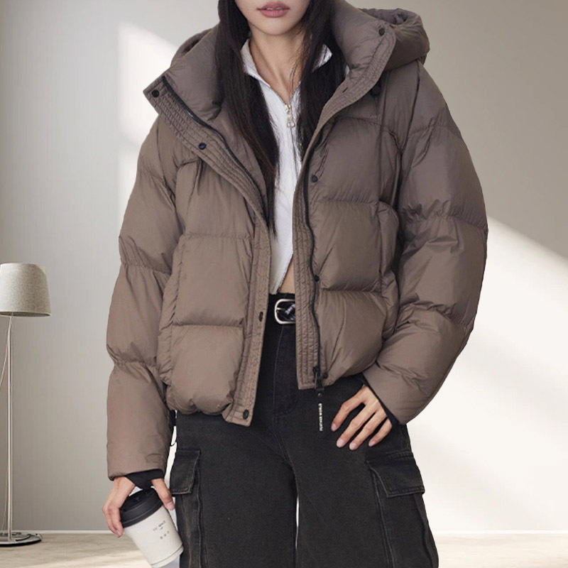 Femmes court blanc canard doud - Puffer Jacket Women Down avis et prix