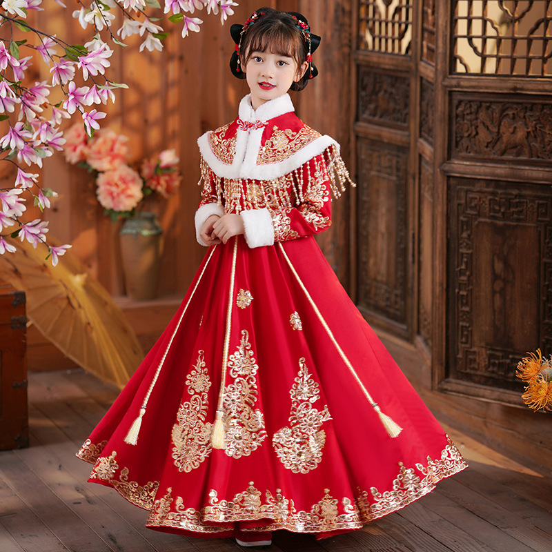 Robe de nouvel an chinois roug - Winter Clothing Kids avis et prix