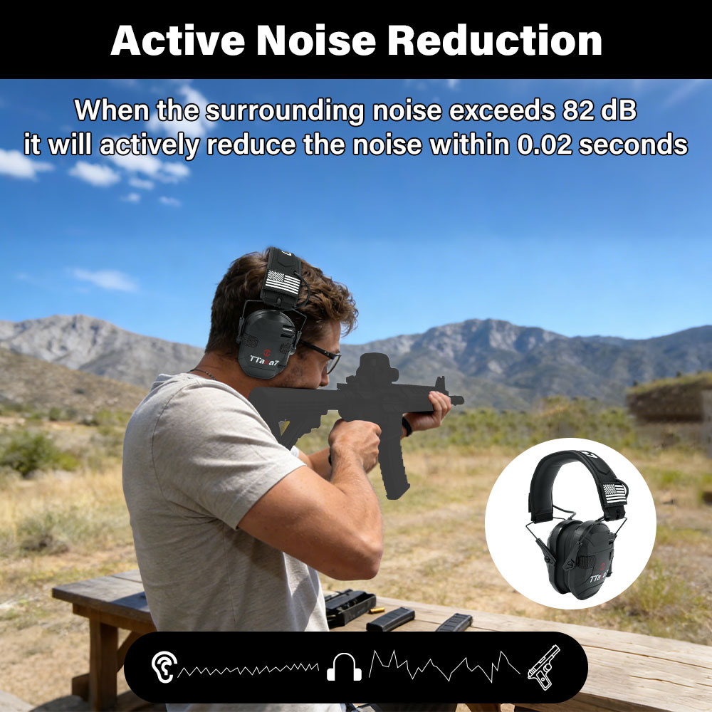Casque anti-bruit électronique - Ear Muff Foldable avis et prix