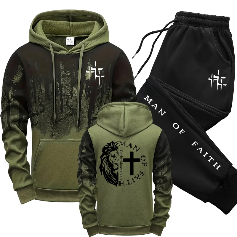 Ensemble homme motif Homme de  - Winter Clothing Hoodie avis et prix