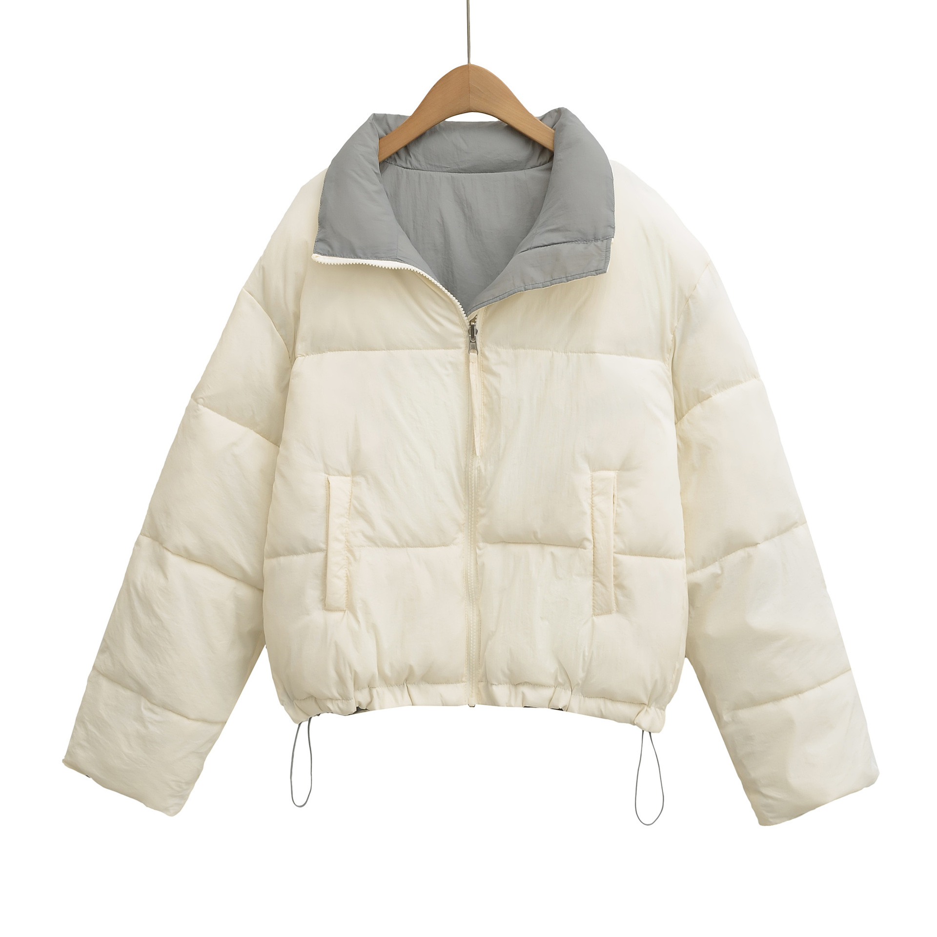 Nouvelle veste courte en coton - Puffer Jacket Women Down avis et prix